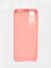 Розовый чехол на Xiaomi Redmi Note 11 4G, Redmi Note 11S, пластиковый, глянцевый, под стекло