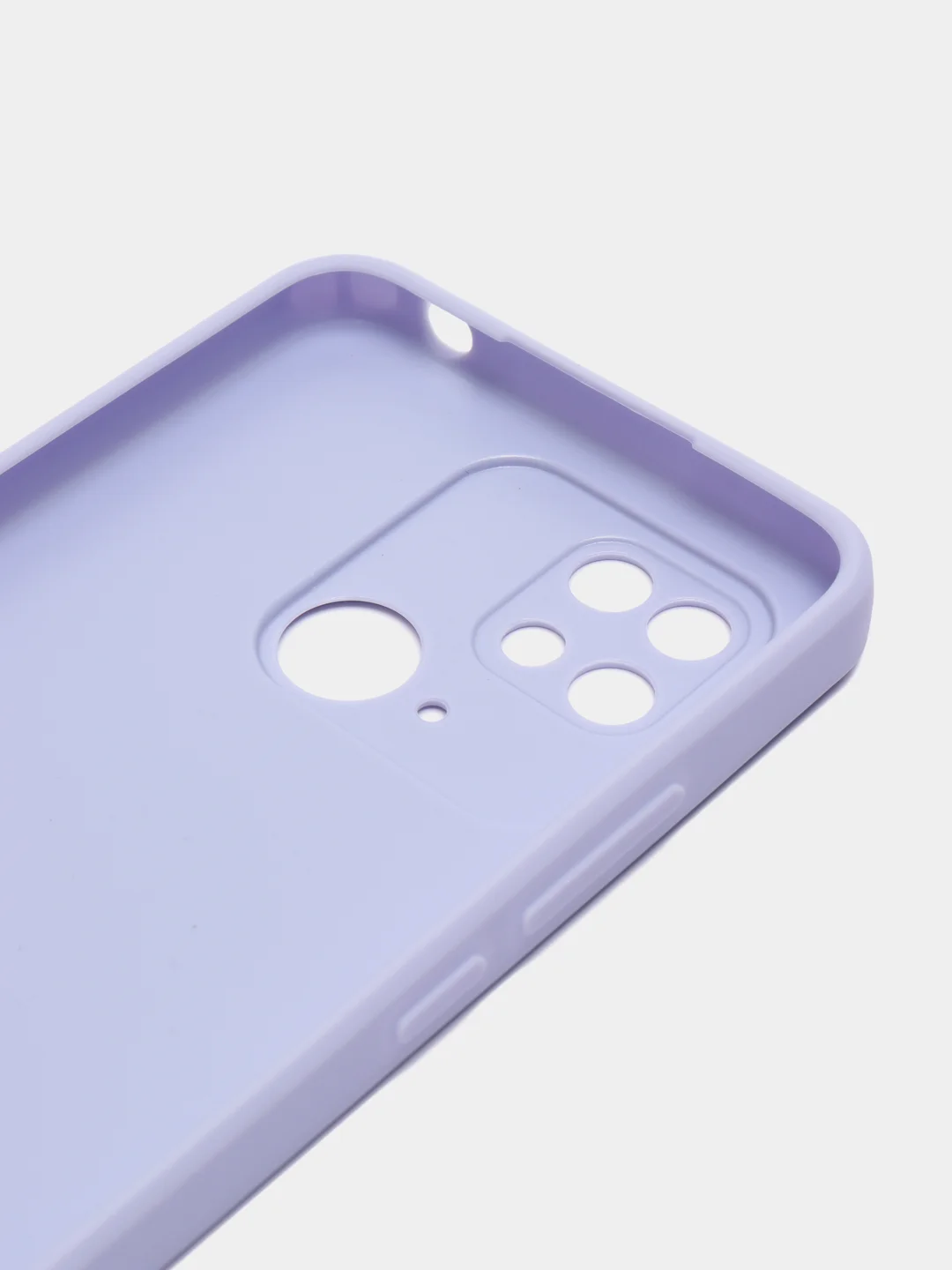 Лавандовый чехол на Xiaomi Redmi 10C Poco C40 (Сяоми Редми 10С Поко С40), пластиковый, под стекло