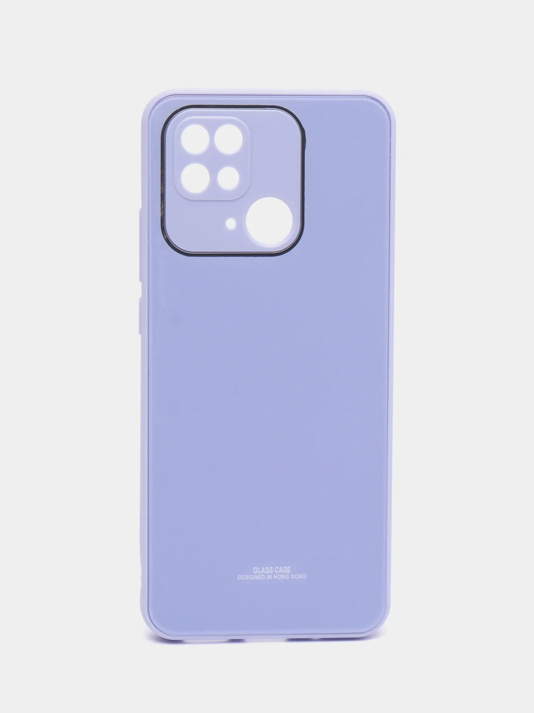 Лавандовый чехол на Xiaomi Redmi 10C Poco C40 (Сяоми Редми 10С Поко С40), пластиковый, под стекло