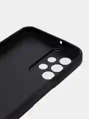 Черный чехол Samsung Galaxy A23, Самсунг Галакси А23 твердый, пластиковый, глянцевый, под стекло