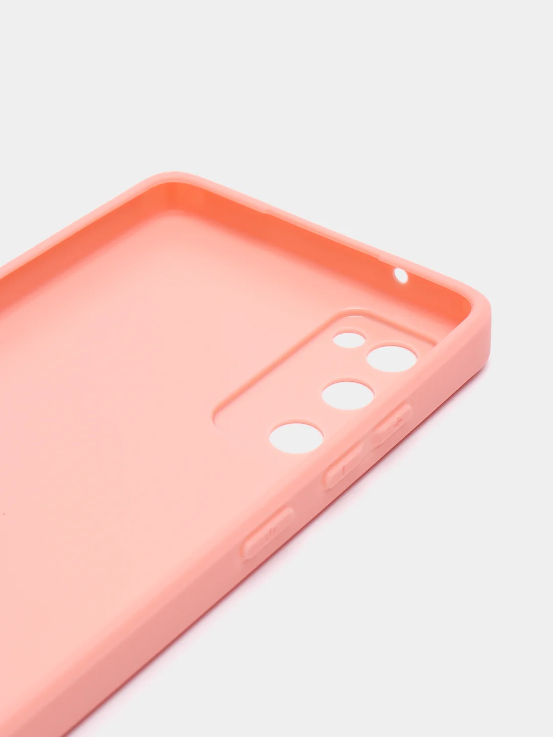 Розовый чехол Samsung Galaxy S20 FE / Самсунг Галакси С20 ФЕ, твердый, глянцевый