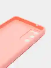 Розовый чехол Samsung Galaxy S20 FE / Самсунг Галакси С20 ФЕ, твердый, глянцевый
