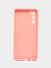 Розовый чехол Samsung Galaxy S20 FE / Самсунг Галакси С20 ФЕ, твердый, глянцевый