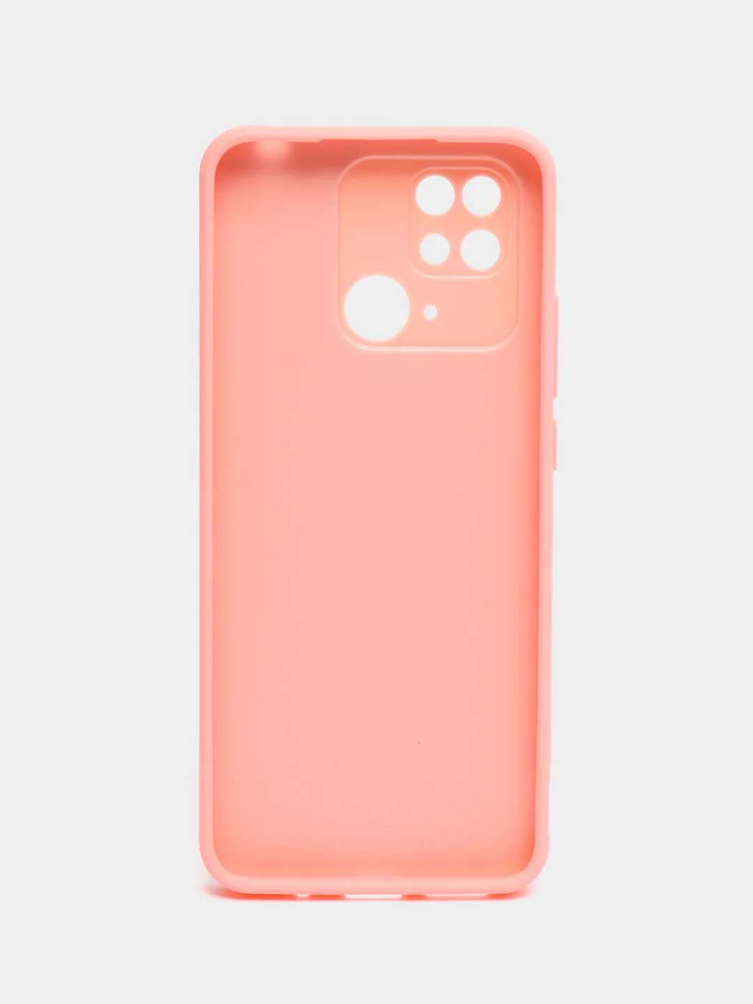 Розовый чехол на Xiaomi Redmi 10C Poco C40 (Сяоми Редми 10С Поко С40), пластиковый, под стекло