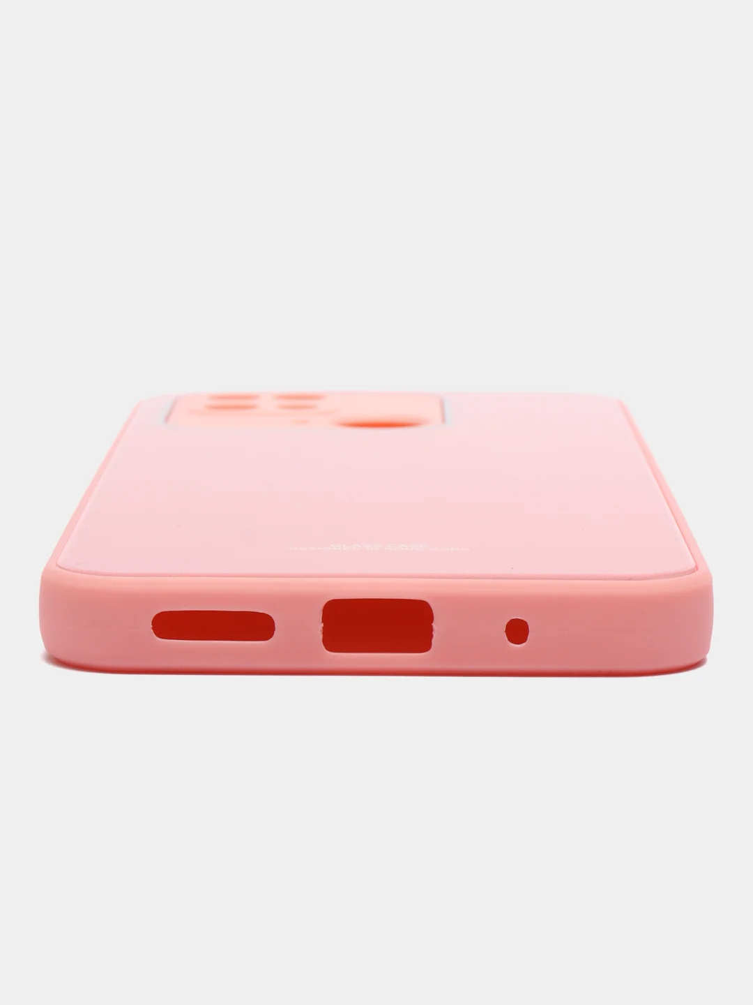 Розовый чехол на Xiaomi Redmi 10C Poco C40 (Сяоми Редми 10С Поко С40), пластиковый, под стекло