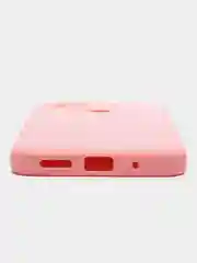 Розовый чехол на Xiaomi Redmi 10C Poco C40 (Сяоми Редми 10С Поко С40), пластиковый, под стекло
