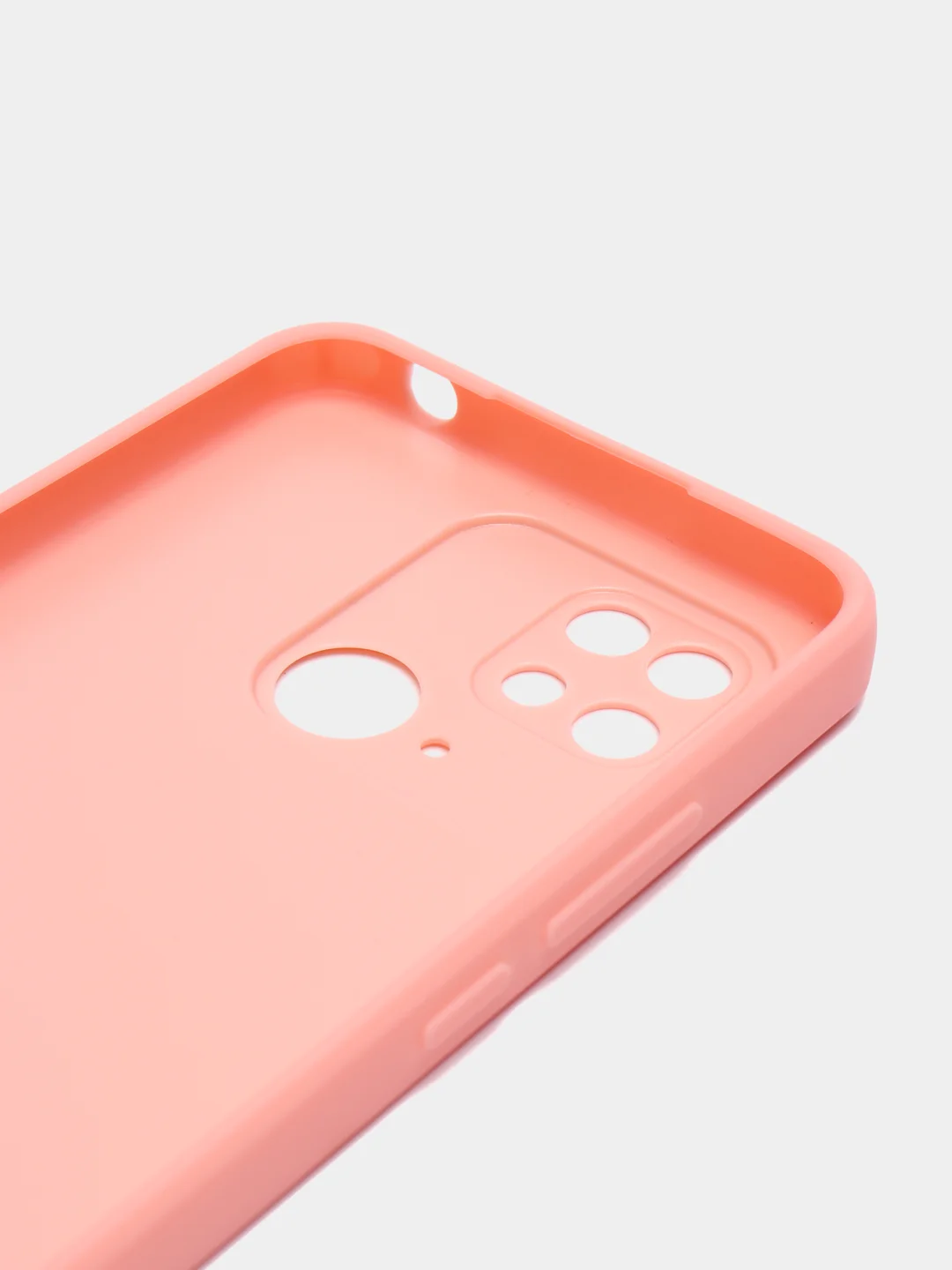 Розовый чехол на Xiaomi Redmi 10C Poco C40 (Сяоми Редми 10С Поко С40), пластиковый, под стекло