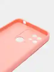 Розовый чехол на Xiaomi Redmi 10C Poco C40 (Сяоми Редми 10С Поко С40), пластиковый, под стекло