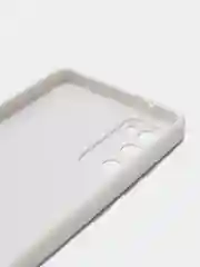 Белый чехол Samsung Galaxy S20 FE / Самсунг Галакси С20 ФЕ, твердый, глянцевый