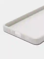 Белый чехол Samsung Galaxy S20 FE / Самсунг Галакси С20 ФЕ, твердый, глянцевый