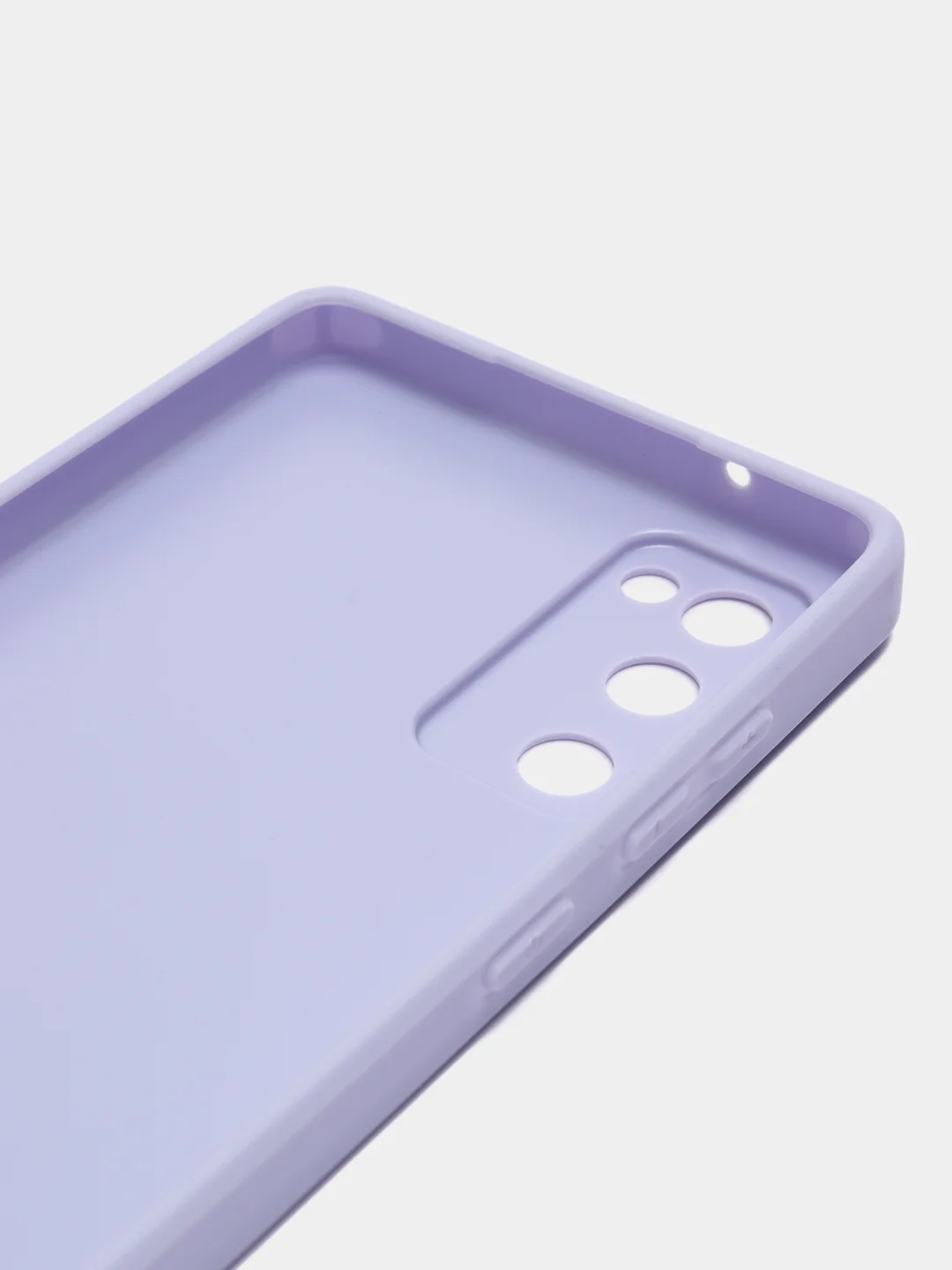 Лавандовый чехол Samsung Galaxy S20 FE / Самсунг Галакси С20 ФЕ, твердый, глянцевый