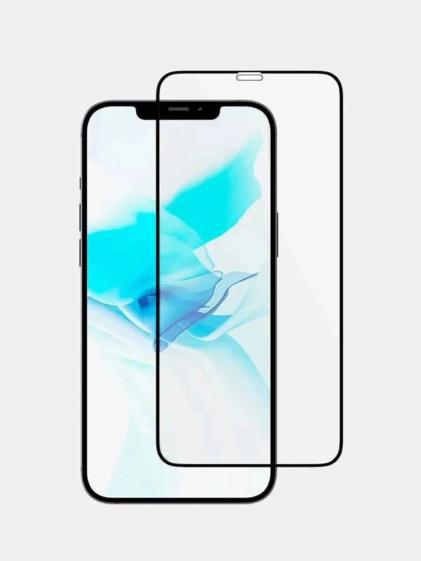 Защитное стекло для iPhone 11, XR, 12, 13, 14, Pro, Max, mini в упаковке с салфетками