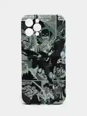 Бирюзовый чехол комиксы "Marvel" супергерои для iPhone 6/6s 7/8 Plus XR 11 XS 12 Pro mini