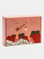 Коралловый меланж коробка складная Новый год, 30.7 х 22 х 9.5 см
