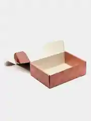 Коралловый меланж коробка складная Новый год, 30.7 х 22 х 9.5 см