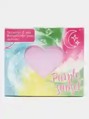 Розовый бомбочка Плавающее сердце с пеной Purple sunse 130г для ванн Подарок учителю
