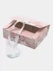 Алый коробка подарочная, складная