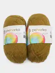 Оливковый пряжа Пехорка "Детская новинка", 2 штуки, акрил, 50 г, 200 м
