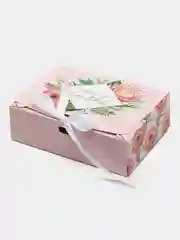 Вишнёвый коробка подарочная, складная