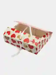 Красный коробка подарочная, складная