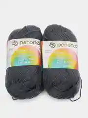 Угольный пряжа Пехорка "Детская новинка", 2 штуки, акрил, 50 г, 200 м