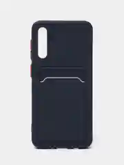 Темно-синий чехол с карманом для карт Samsung Galaxy A31/A51/A71/A12/A22/A32/A52/A72/A50/A13/A33/A53