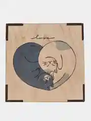 Деревянная коробка "Кот и кошка. Love"