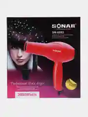 Черный фен для волос Sonar SN-8892, 3000 Вт