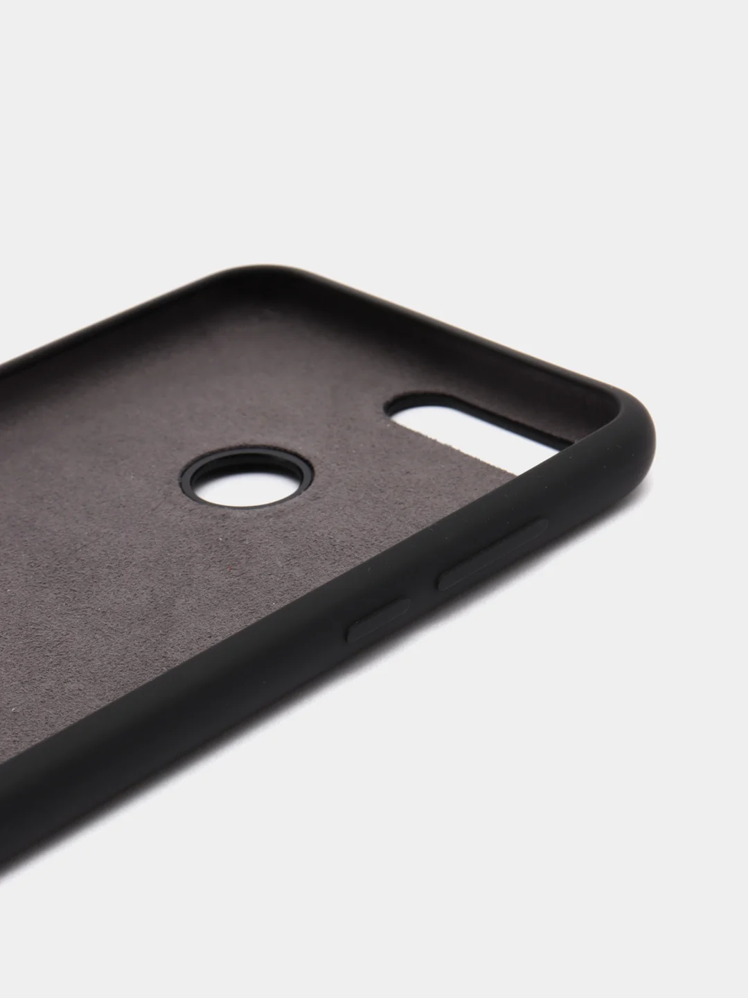 Черный чехол Silicone Case для Huawei Honor 8X, Nova 2 lite, 7C Pro, Y6, Y5, 7A Pro, 7C, 8A, Y9