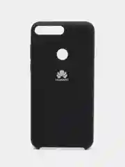 Черный чехол Silicone Case для Huawei Honor 8X, Nova 2 lite, 7C Pro, Y6, Y5, 7A Pro, 7C, 8A, Y9