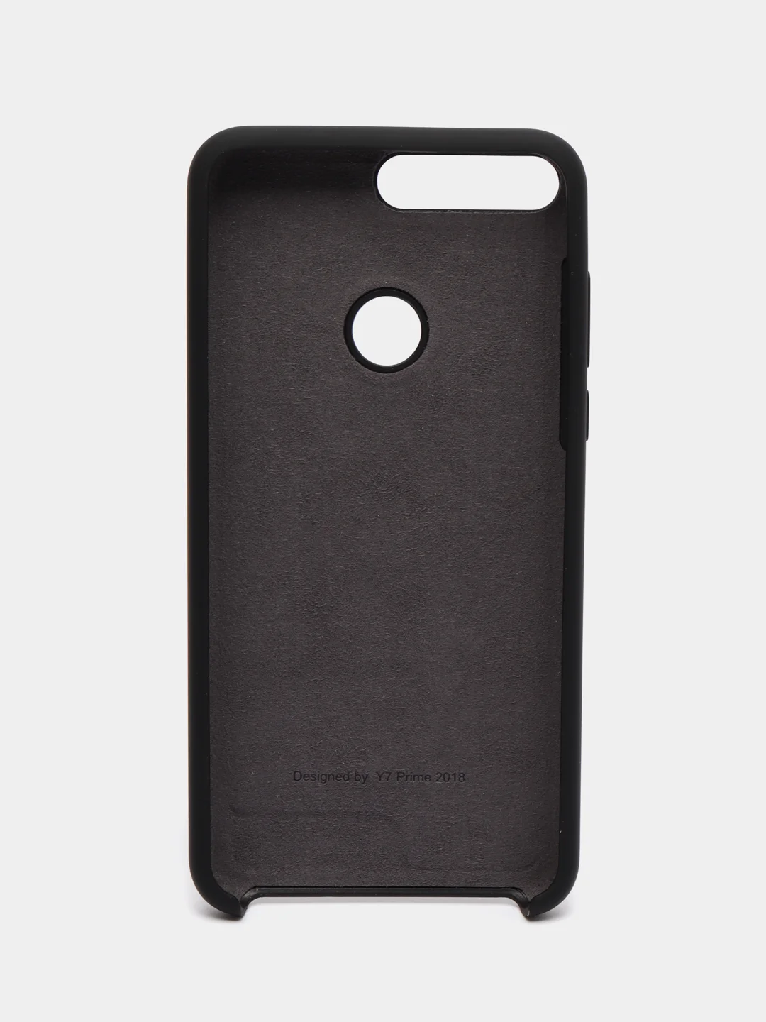 Черный чехол Silicone Case для Huawei Honor 8X, Nova 2 lite, 7C Pro, Y6, Y5, 7A Pro, 7C, 8A, Y9