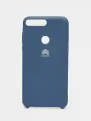 Темно-синий чехол Silicone Case для Huawei Honor 8X, Nova 2 lite, 7C Pro, Y6, Y5, 7A Pro, 7C, 8A, Y9