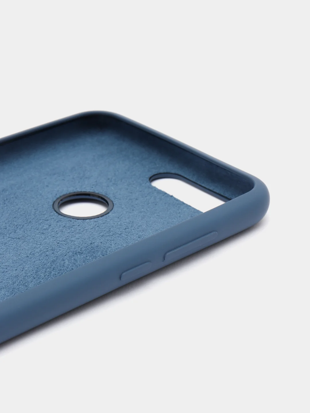 Темно-синий чехол Silicone Case для Huawei Honor 8X, Nova 2 lite, 7C Pro, Y6, Y5, 7A Pro, 7C, 8A, Y9