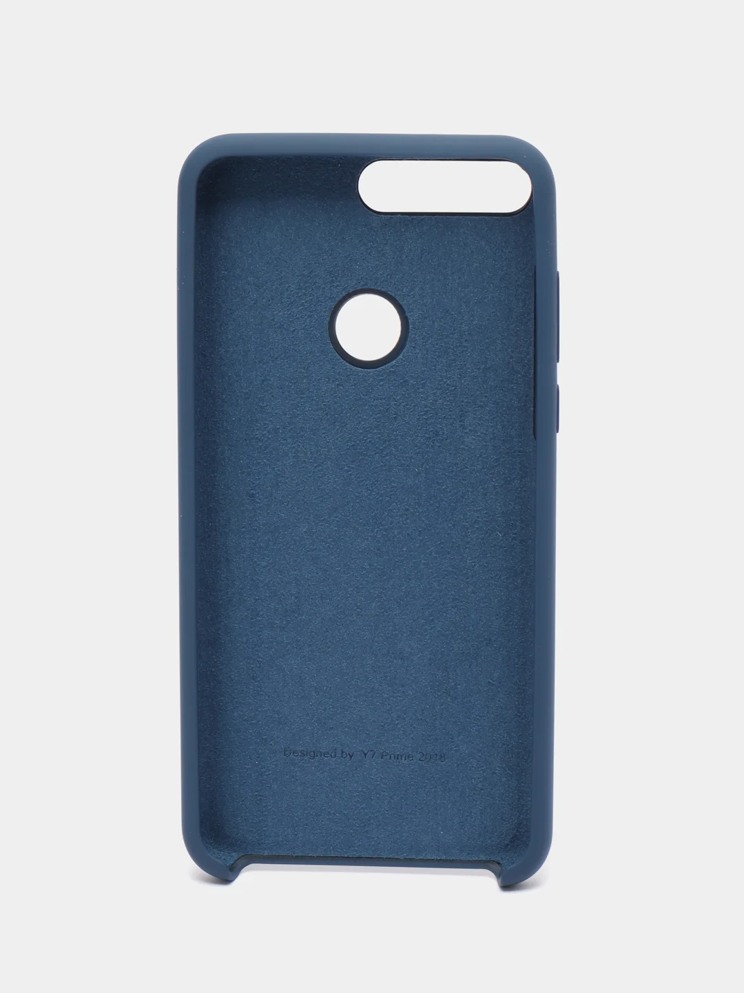 Темно-синий чехол Silicone Case для Huawei Honor 8X, Nova 2 lite, 7C Pro, Y6, Y5, 7A Pro, 7C, 8A, Y9