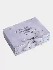 Фиолетовый коробка подарочная для подарка "Микс", складная, 3 размера