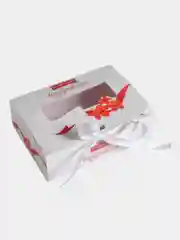 Белый коробка подарочная для подарка "Микс", складная, 3 размера