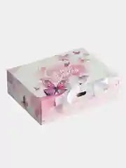 Аметистовый коробка подарочная для подарка "Микс", складная, 3 размера
