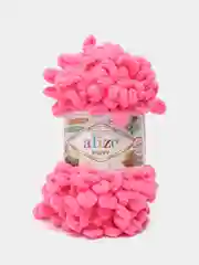 Тёмно-розовый пряжа Alize puffy петельки