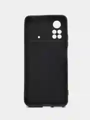 Черный чехол для Xiaomi Poco X4 Pro 5G (Поко Х4 Про 5Г) силиконовый, прозрачный