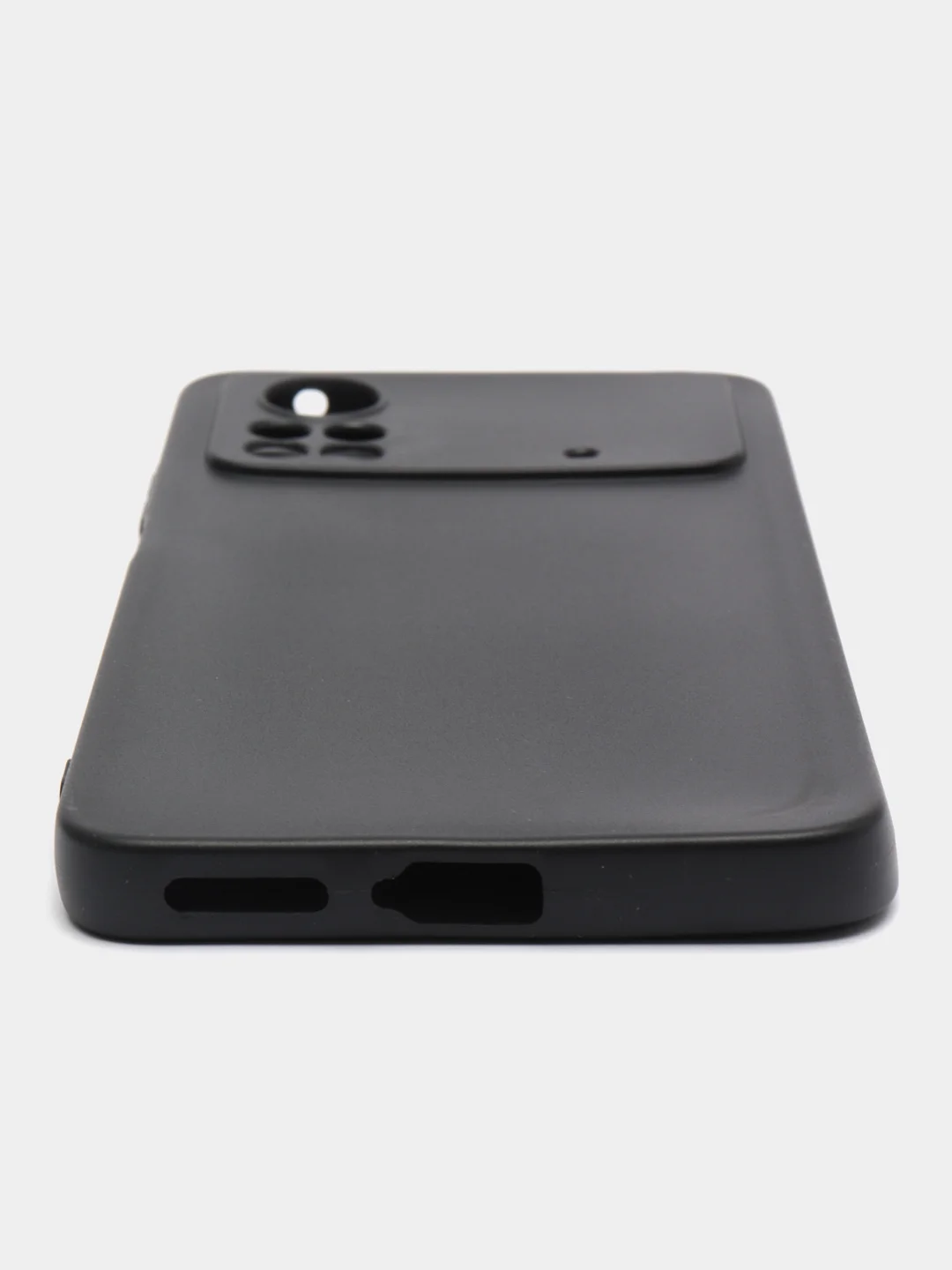 Черный чехол для Xiaomi Poco X4 Pro 5G (Поко Х4 Про 5Г) силиконовый, прозрачный