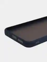 Синий чехол пластиковый Xiaomi Redmi Note 11 4G, Redmi Note 11S, матовый, с цветными кнопками