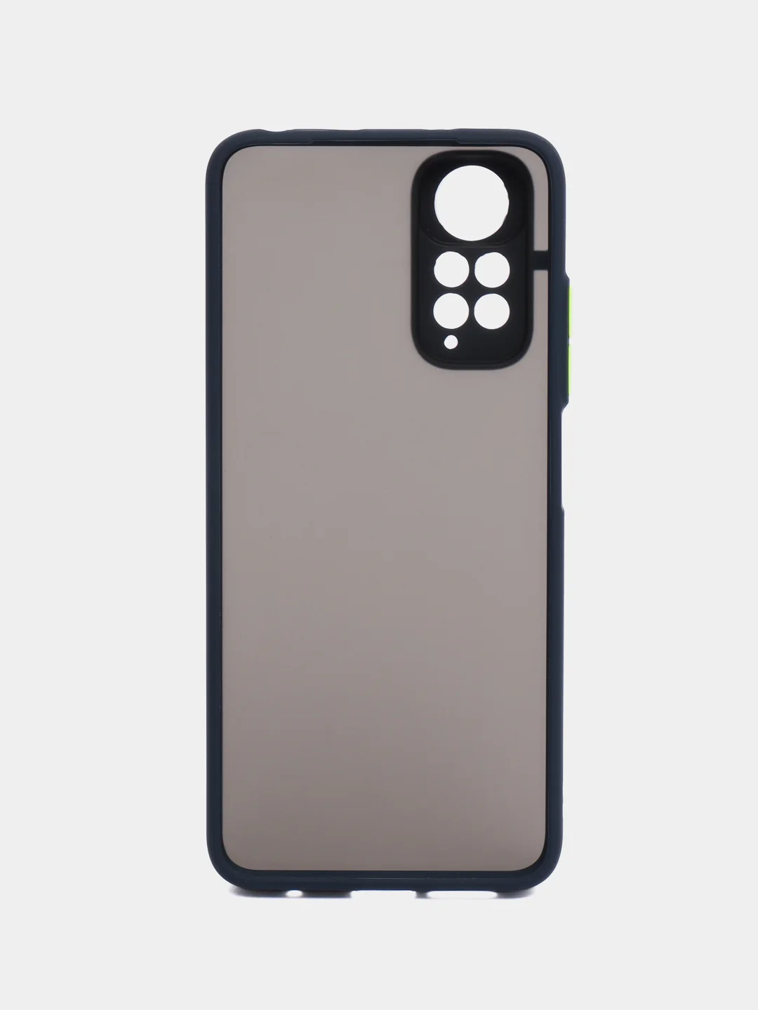 Синий чехол пластиковый Xiaomi Redmi Note 11 4G, Redmi Note 11S, матовый, с цветными кнопками