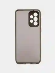 Зелёный хаки чехол Samsung Galaxy A33, Самсунг Галакси А33 5G пластиковый матовый с цветными кнопками