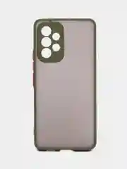 Лесной зеленый чехол для Samsung Galaxy A53, Самсунг Галакси А53, пластиковый матовый с цветными кнопками