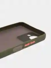 Лесной зеленый чехол Realme C30 C30s Narzo 50i Prime Реалми С30 пластиковый матовый, с цветными кнопками