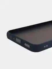 Темно-синий чехол для Samsung Galaxy A23, Самсунг Галакси А23 пластиковый матовый, с цветными кнопками