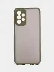 Лесной зеленый чехол для Samsung Galaxy A23, Самсунг Галакси А23 пластиковый матовый, с цветными кнопками