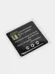 Бирюзовый 3d наклейки стикеры на телефон "Скриптонит"