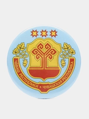 Значок "Герб Чувашской республики", 56 мм
