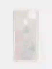 Кораллово-розовый чехол Xiaomi Redmi 9C, Redmi 9C NFC, Redmi 10A, Редми 9С переливающийся жидкий с блестками